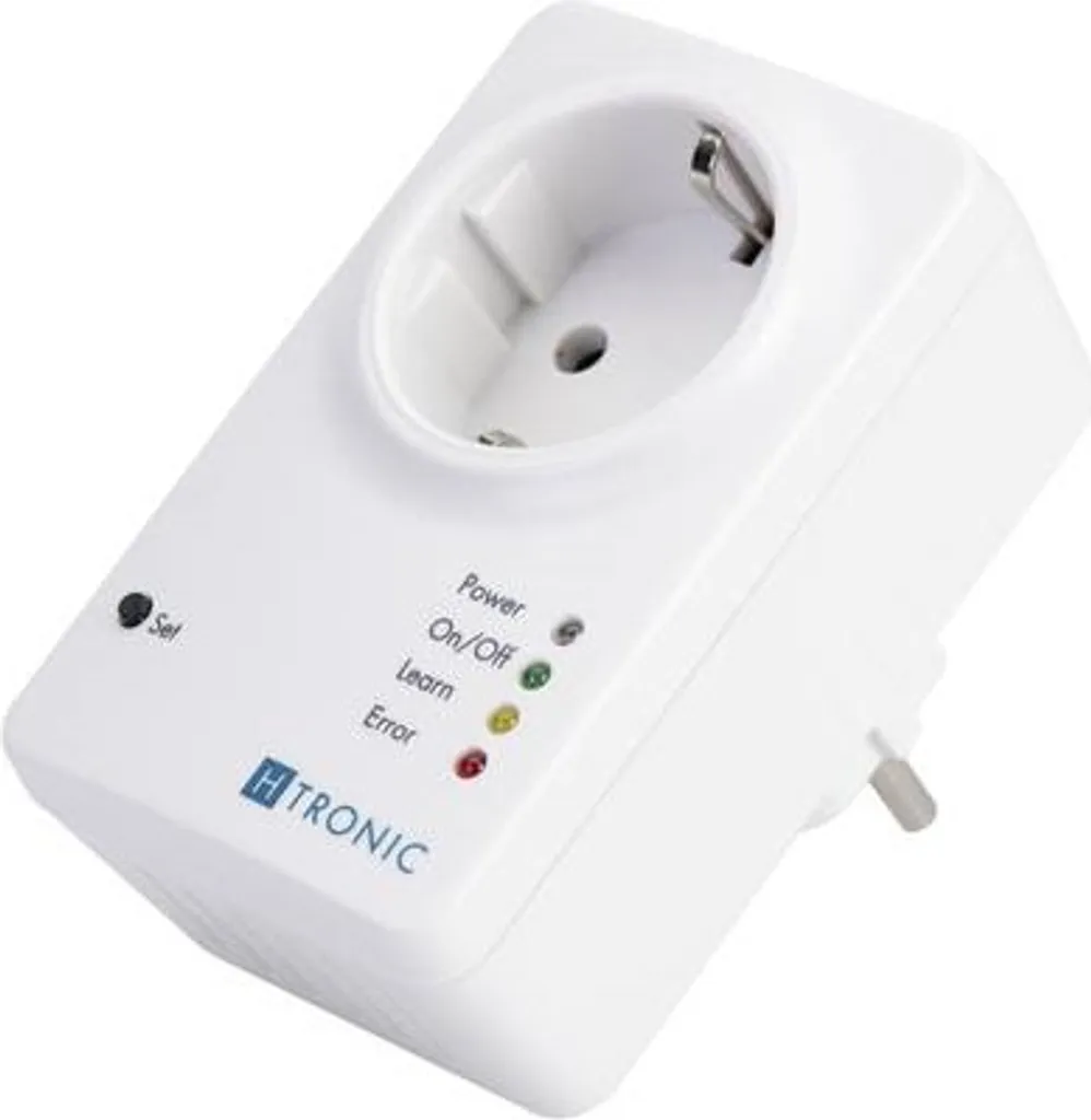 Prise sans fil radiocommandée 2300W H-Tronic HT1EPP pour maison connectée