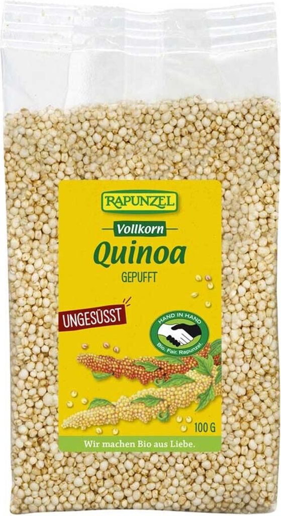 Celozrnná pufovaná quinoa 100g Obrázok produktu 