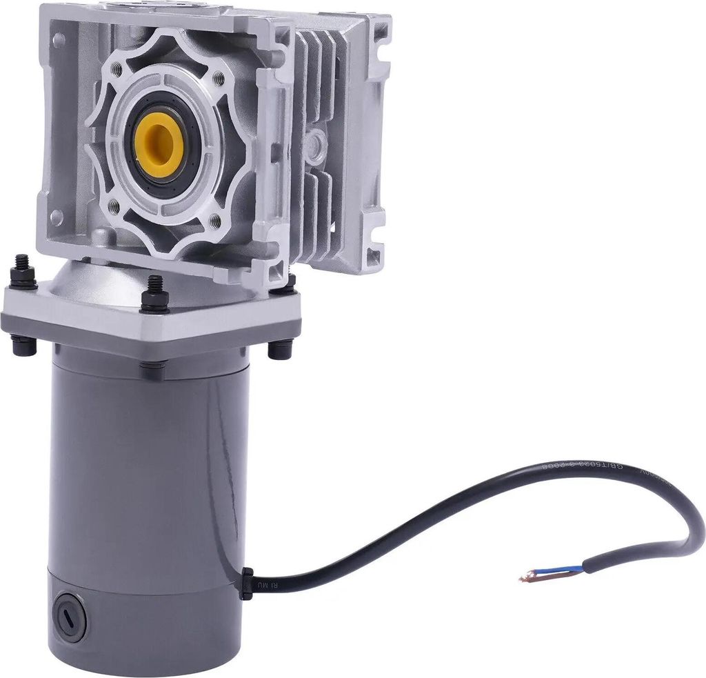 DC Schneckengetriebemotor - DM09 - 120 W - 12 V - 1800 U/min - Hohes Drehmoment - Silber