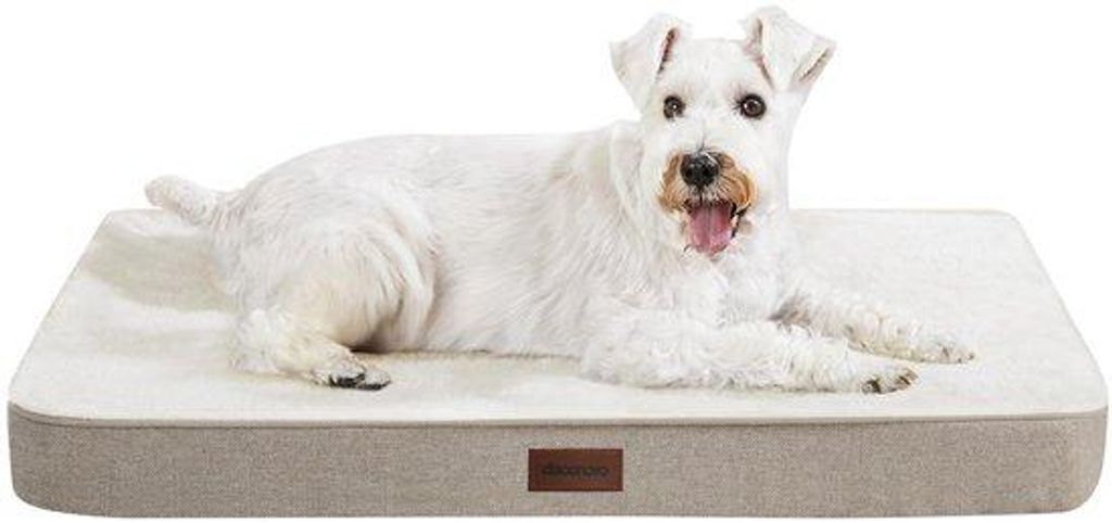 Orthopädisches Hundebett – Antislip & Waschbar – Weiches Hundebett mit Entfernbarer Haube – Hundeunterlage zur Schonung der Gelenke – 76x5...