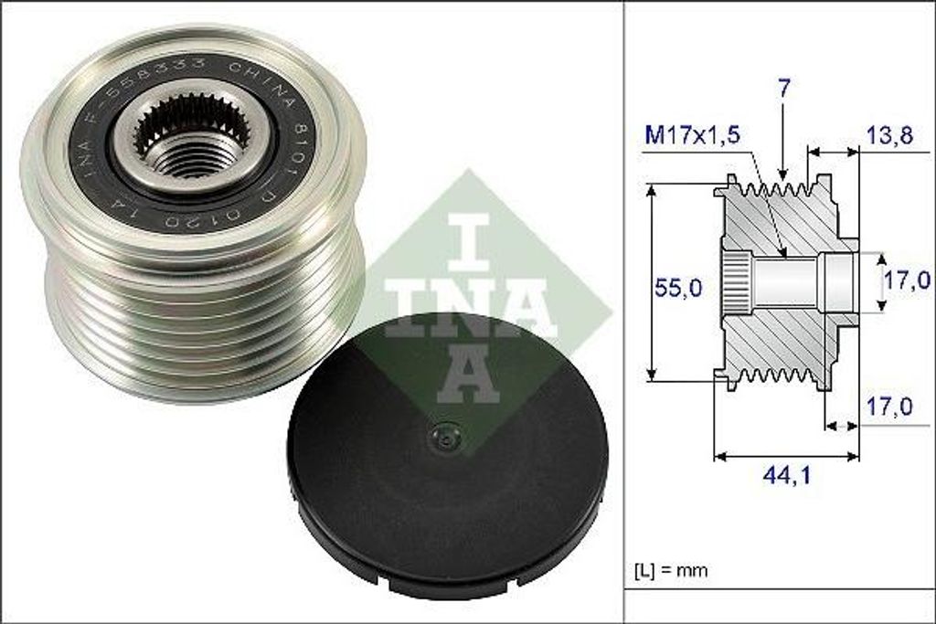 Ina Generatorfreilauf 535 0167 10