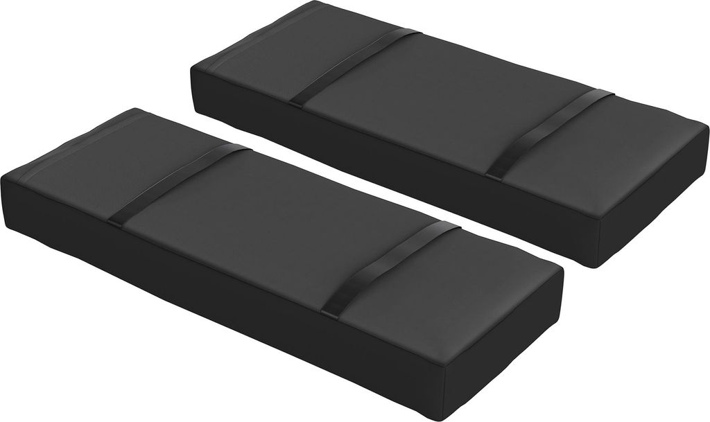2er Set Sandsäcke für Sonnenschirm auffüllbare bis 25 kg Sandsack für Schirmständer 600D Oxford Schwarz