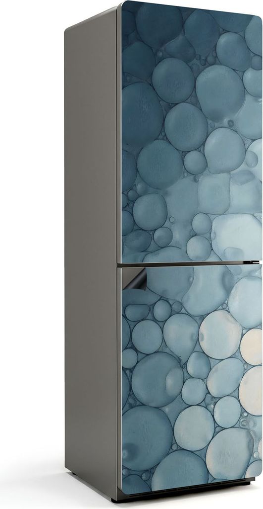 Abstrakte Blasenanordnung – Magnetische Kühlschrank Abdeckung – Dekorfolie magnetisch Küche – Kühlschrank Magnet Deko – selbstklebende M...