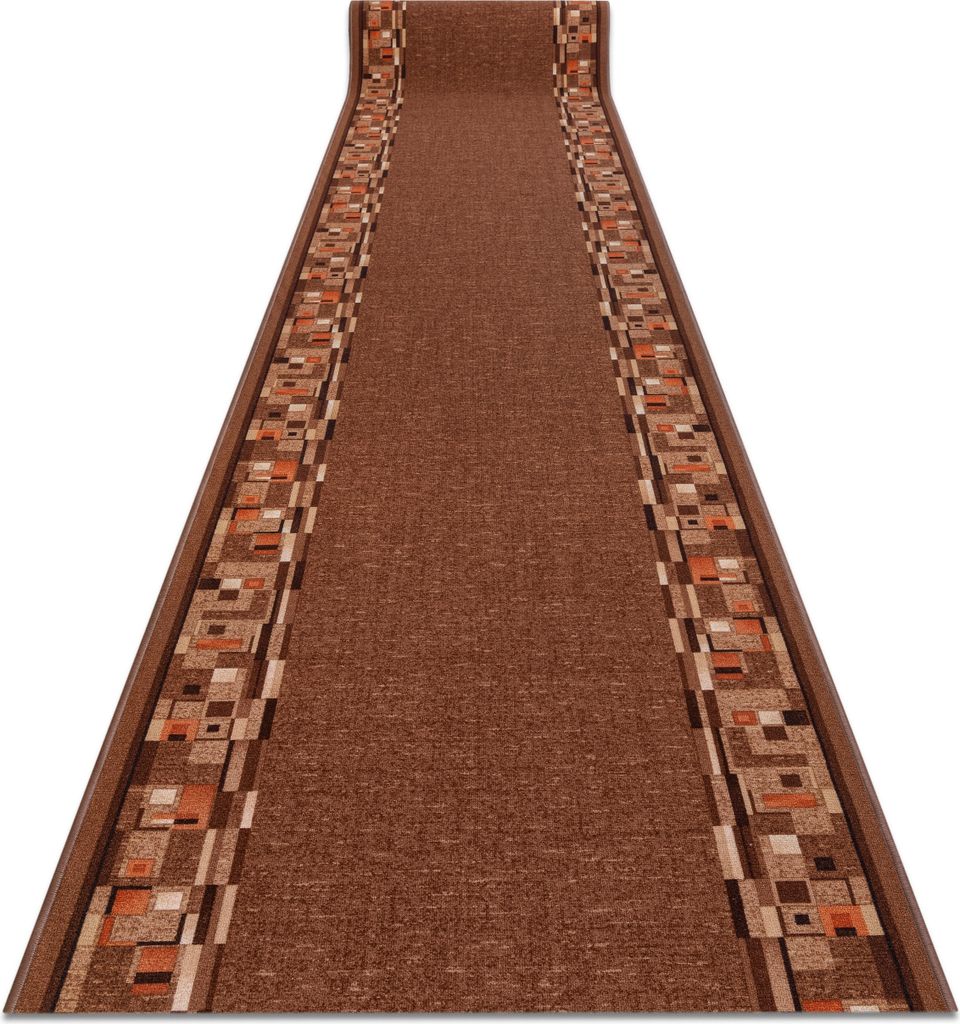 Läufer Antirutsch BOMBAY braun 80cm braun 80x600 cm
