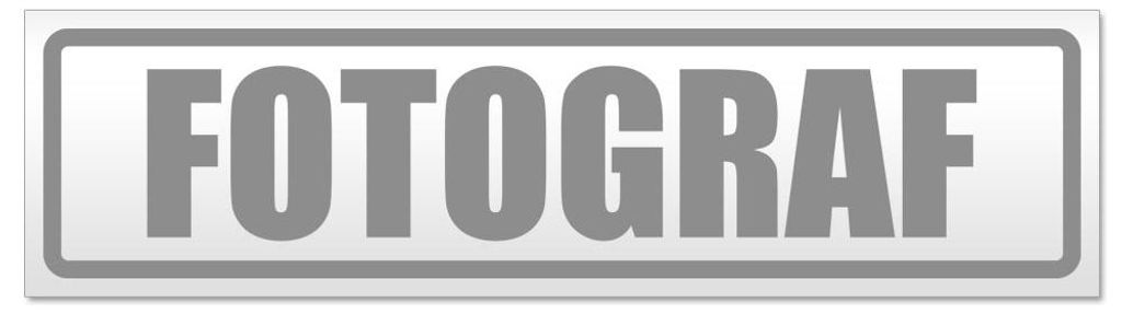 Kiwistar - Autoaufkleber - Grau - 60 x 16 cm - Fotograf - Hinweis Aufkleber Sticker für Auto, Kfz, Fahrrad, PKW, LKW