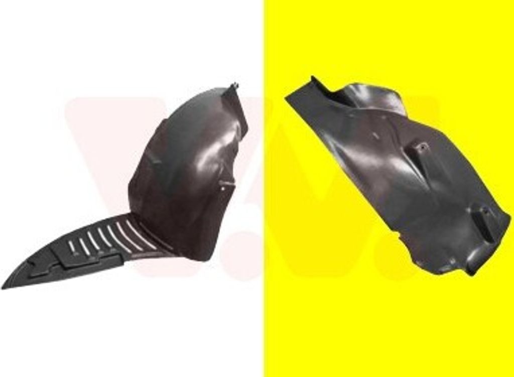 VAN WEZEL 4060435 Verkleidung Radhaus passend für PEUGEOT 407 SW (6E) Vorne Links hinterer Teil