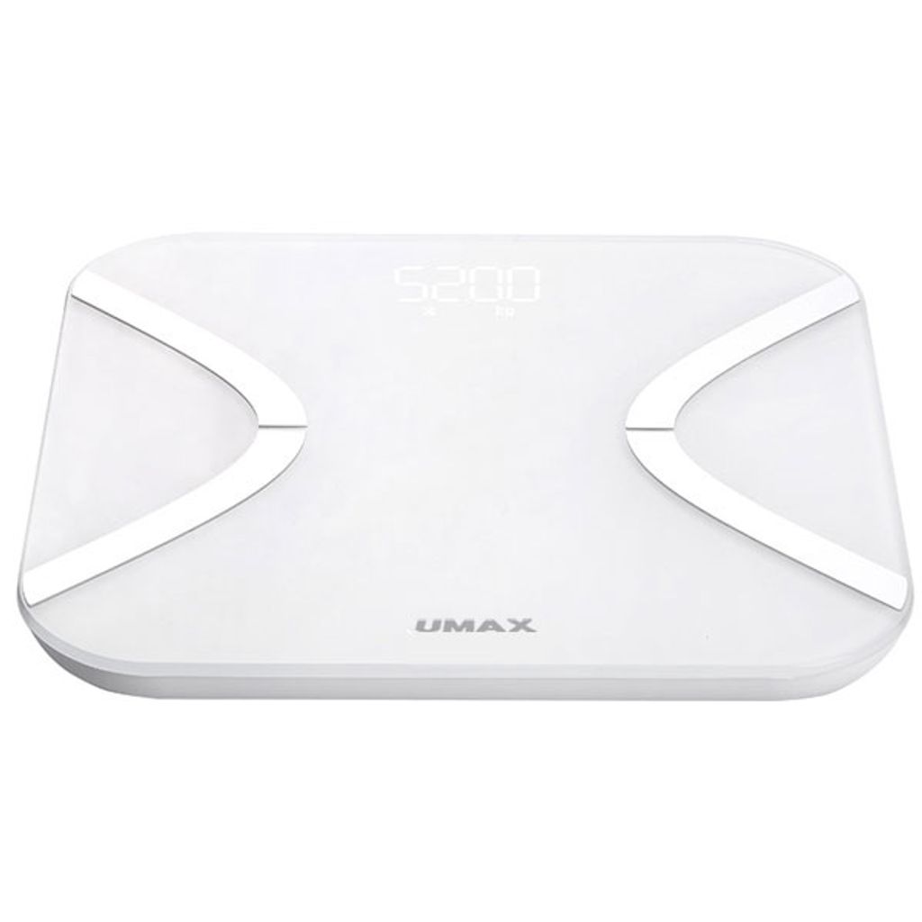 UMAX US20E, Elektronická osobní váha, 180 kg, 50 g, Bílá, Obrázek produktu 