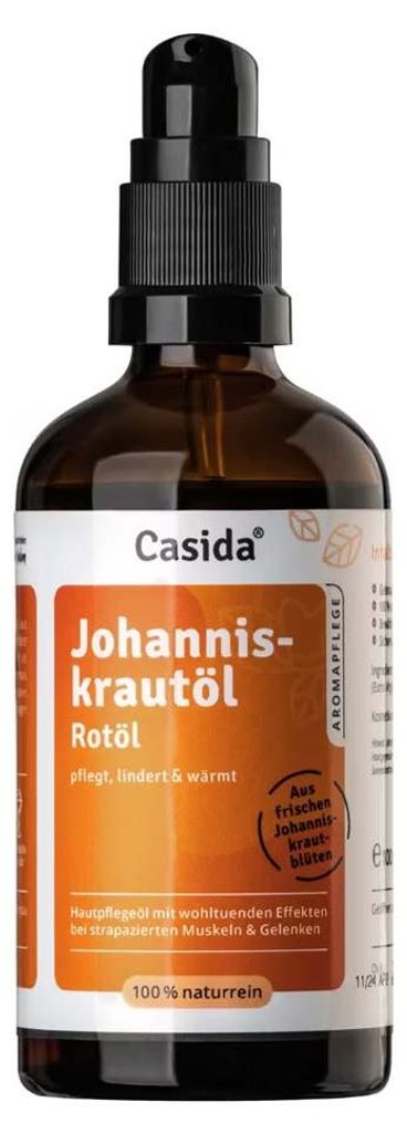 Casida Johanniskraut Rotöl pflegt, lindert und wärmt bei Produktbild 