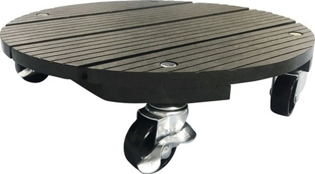 Podstavec pod květináč pojízdný Lafiora WPC 30x30x7,5 cm Obrázek produktu 