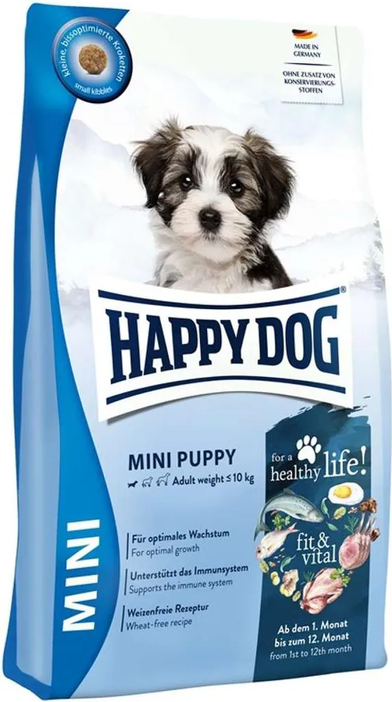 Happy Dog Fit & Vital Mini Puppy 10kg | La Scelta Top per Mini Cuccioli
