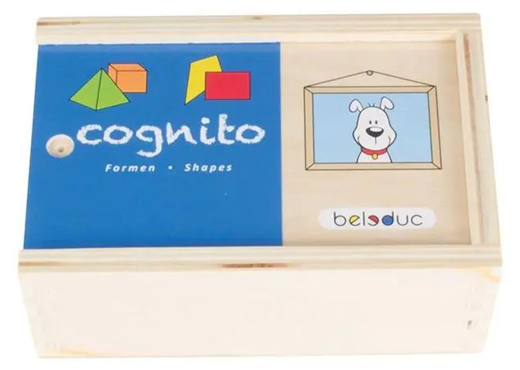Formes Cognito Beleduc : Matériel Pédagogique Durable en Bois Naturel - 4