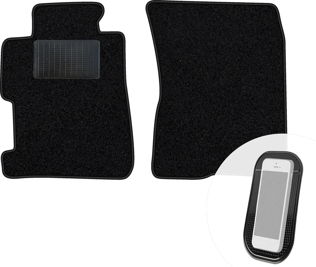 Set 2 Tappetini Anteriori Honda Civic 2006-2012 | Velluto Nero Convenienza
