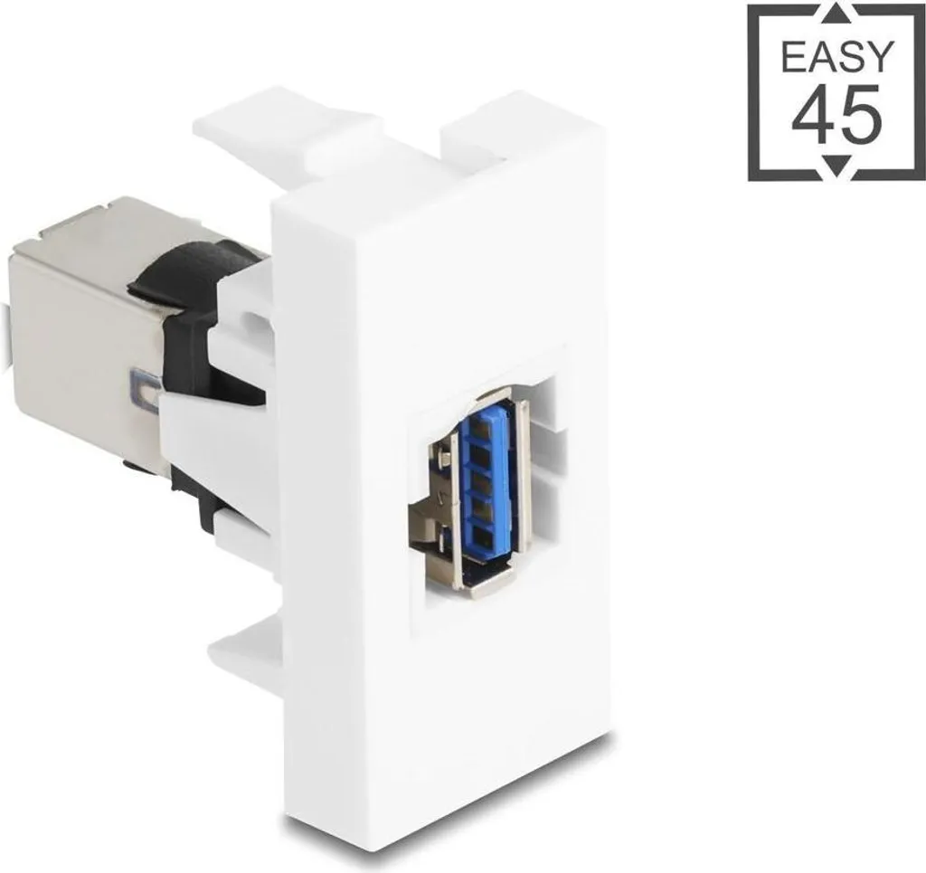 Delock Easy 45 Modulo USB 5 Gbps Tipo-A a Tipo-B | Interfaccia Professionale