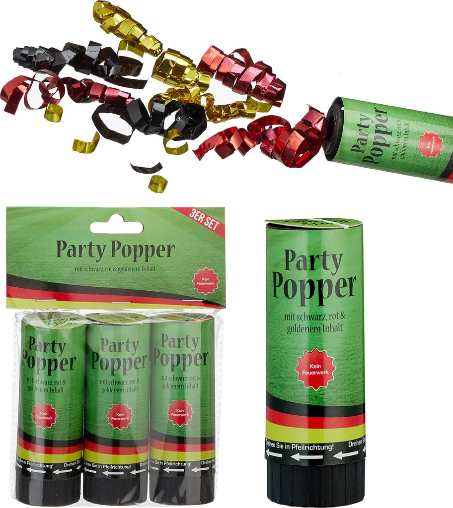 WM Party-Popper 'Deutschland'