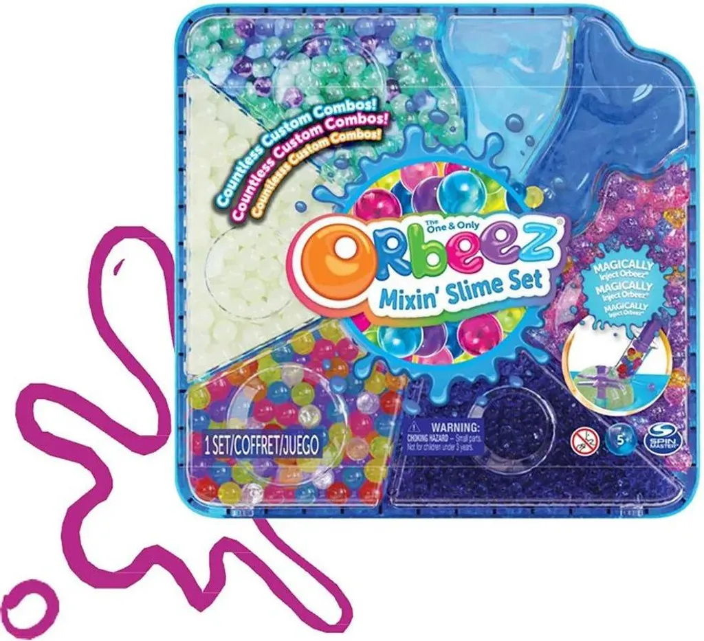 Orbeez Slime Set Spin Master 6067344 - Mélange Sensoriel Multicolore - 14