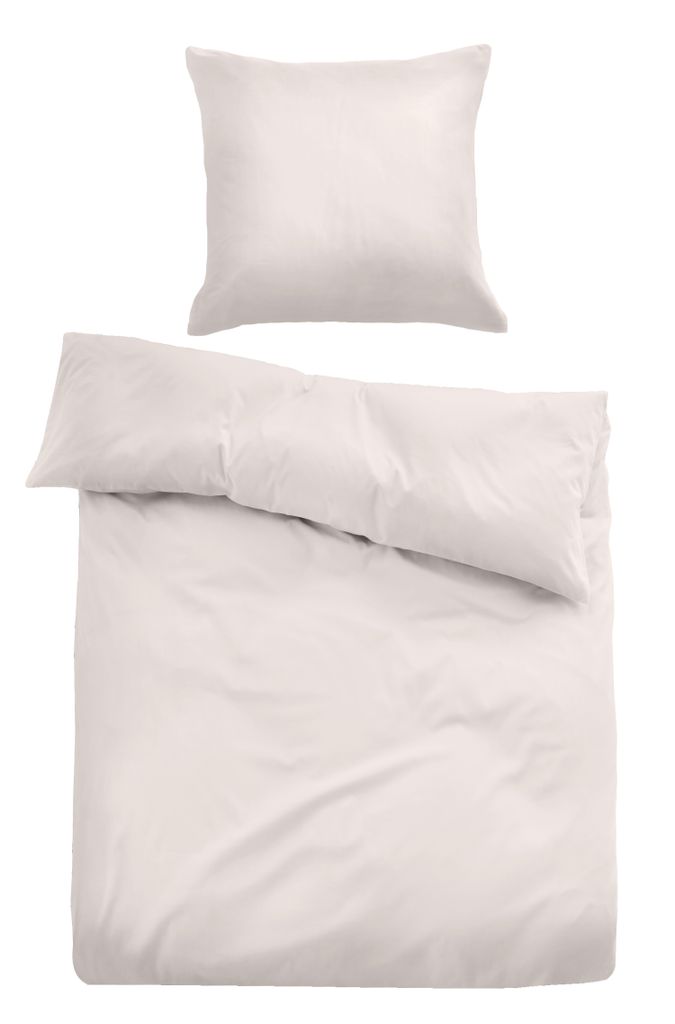 Tom Tailor Bettwäsche Simple Life 620600-848 white-sand Kinitterlook, Größe:135x200 cm + 80x80 cm