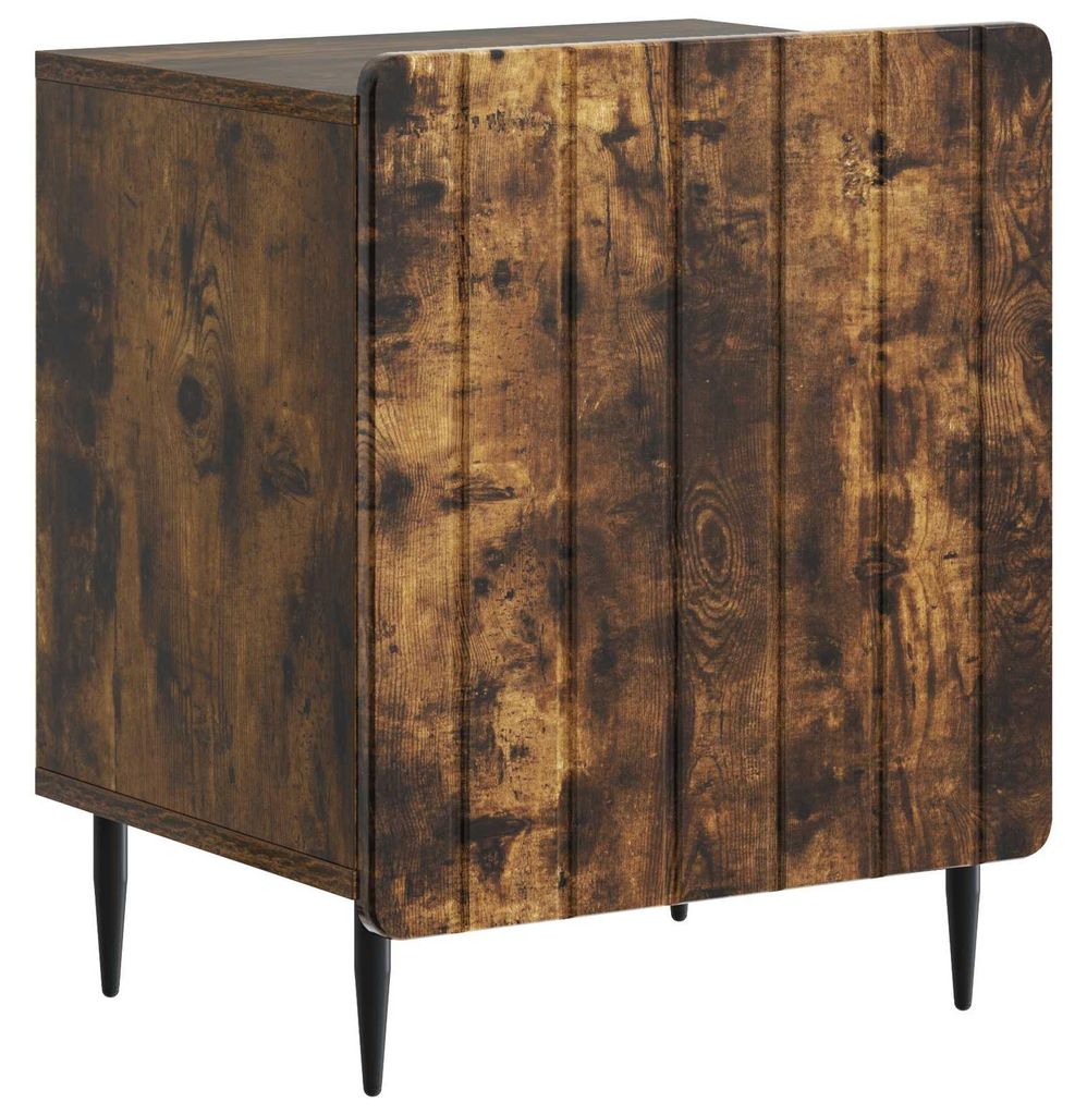 vidaXL Nachttisch Geräucherte Eiche 43 x 34,5 x 52 cm Holzwerkstoff