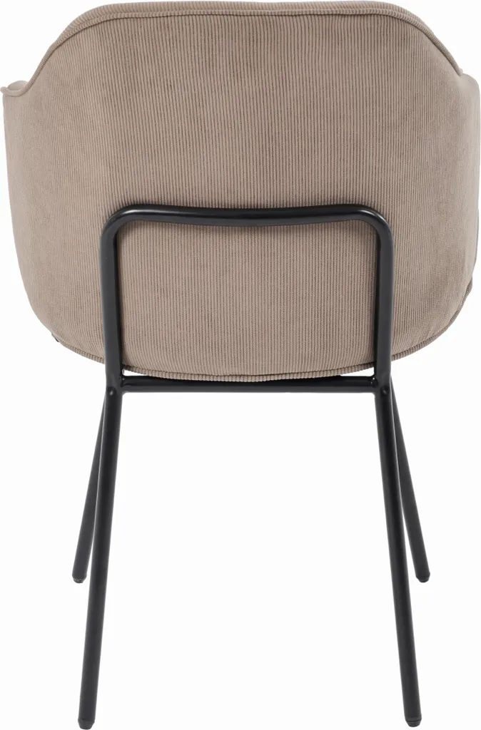 Chaise de Table en Velours Côtelé DALIA - Fauteuil de Repas Confort JUMIhome