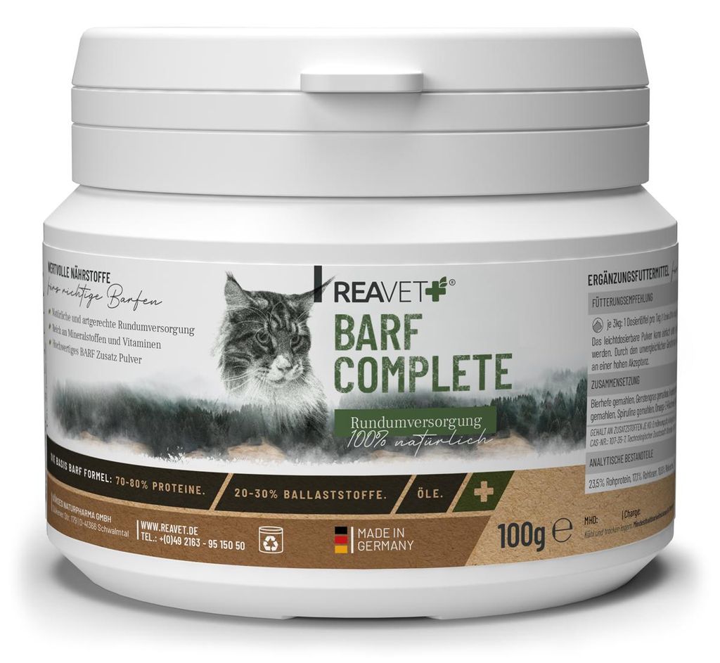 REAVET Barf Complete cat per 5 mesi - Alimento completo per Immagine del prodotto 