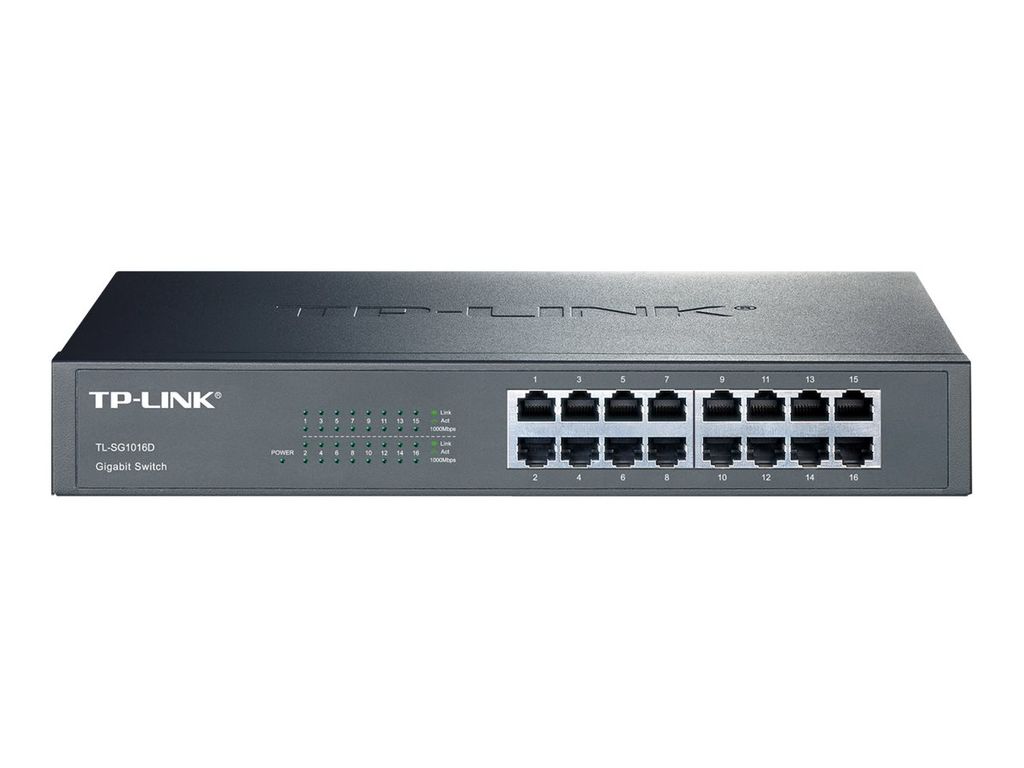 TP-Link TL-SG1016D Switch Gigabit a 16 porte - Switch - non Immagine del prodotto 
