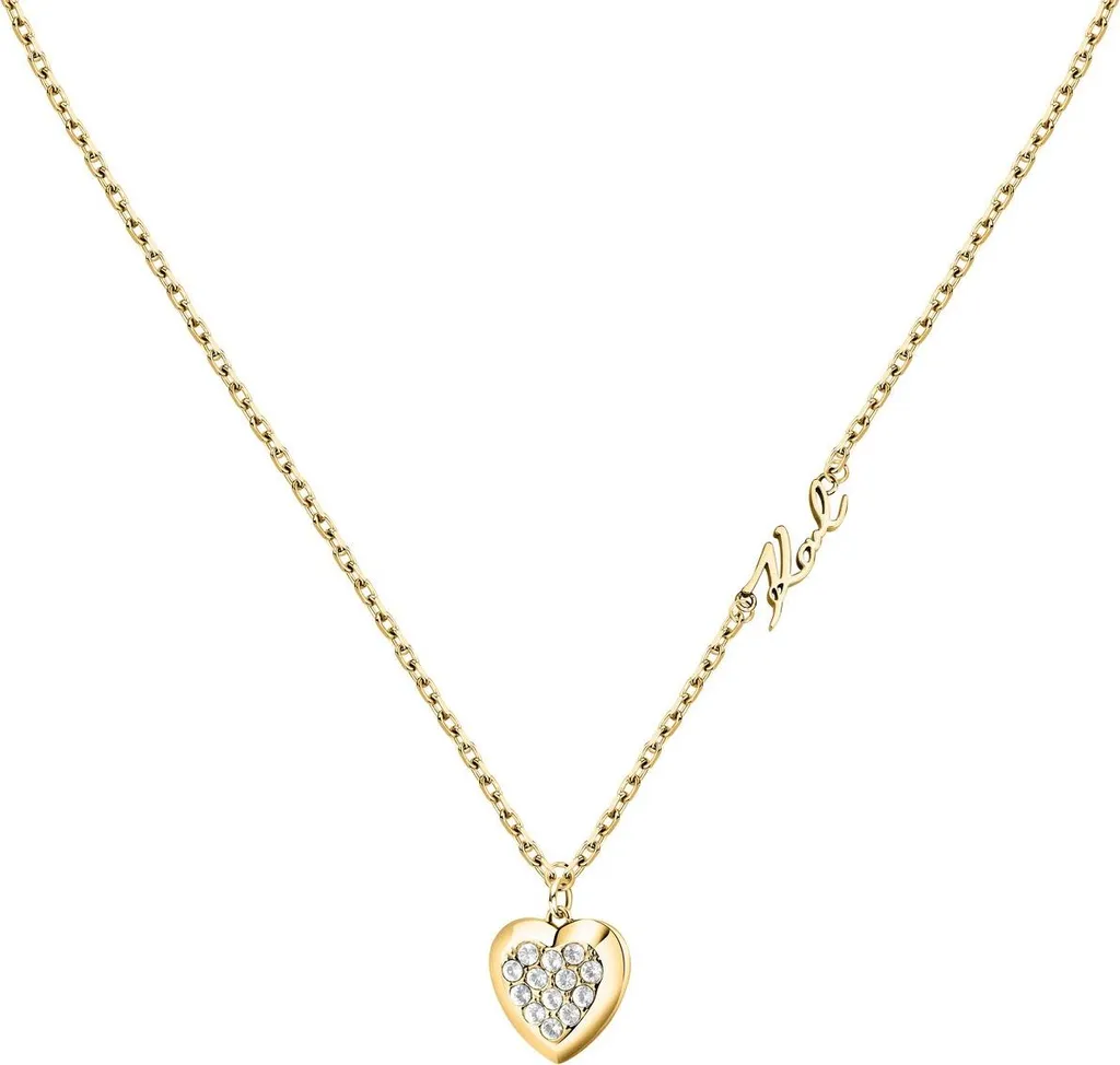 Collier Karl Lagerfeld KLAYD03 CHARMS 40cm en Acier Inoxydable Brillant