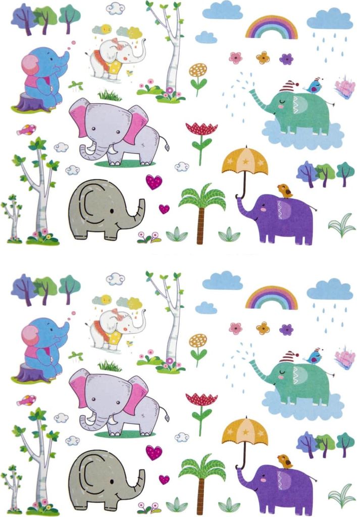 Oblique Unique Temporäre Klebetattoos Kinder Tattoo Set zum Produktbild 