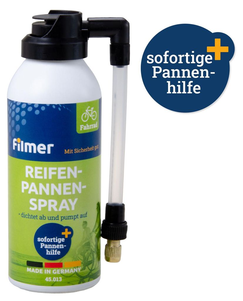 Fahrrad Reifen Pannenspray 150ml Fahrradzubehör Flickzeug Produktbild 