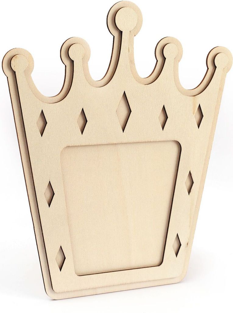 Krone Bilderrahmen aus Holz 21,5 x 18 cm Produktbild 