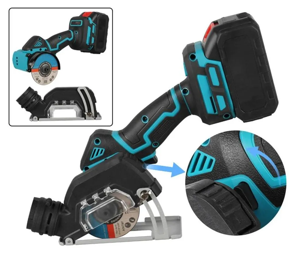 Meuleuse d'angle moteur brushless compacte et légère rouge sans fil