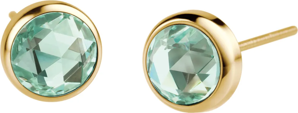 Orecchini Bering Donna 722-2140-05 Arctic Symphony Verde Aqua Oro