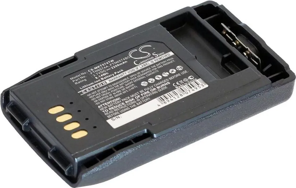 Batterie Motorola MTP850 CEP400 - Résout les problèmes d'autonomie faible
