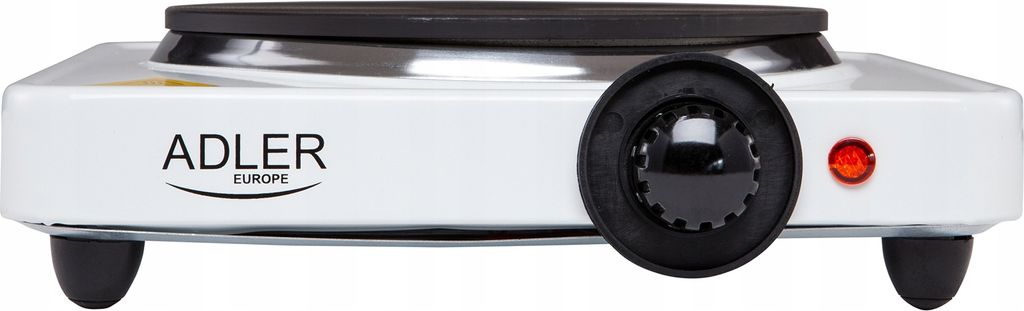 Adler AD 6503 Elektroherd-Einzelkochplatte 1500W, weiß Produktbild 2