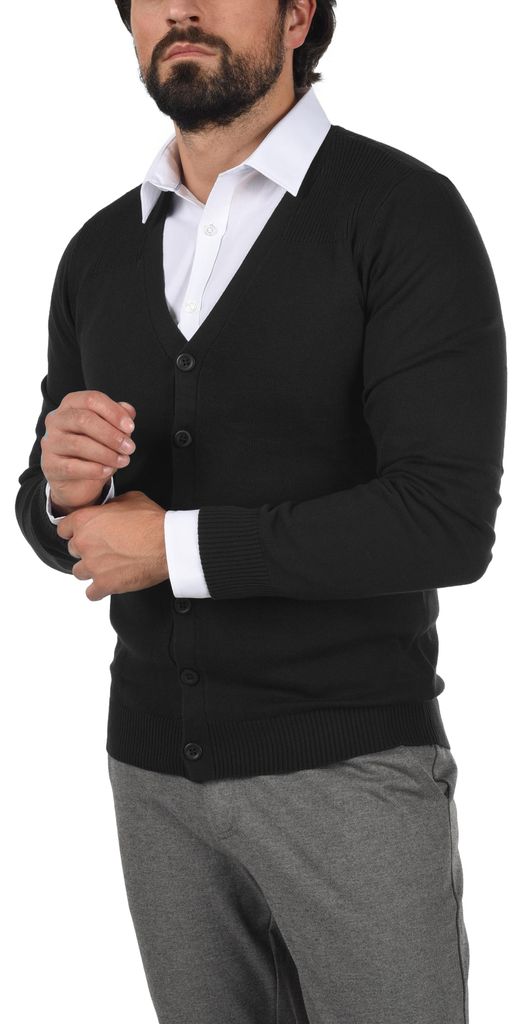 BLEND BHCaden Herren Strickjacke Cardigan Feinstrick Produktbild 