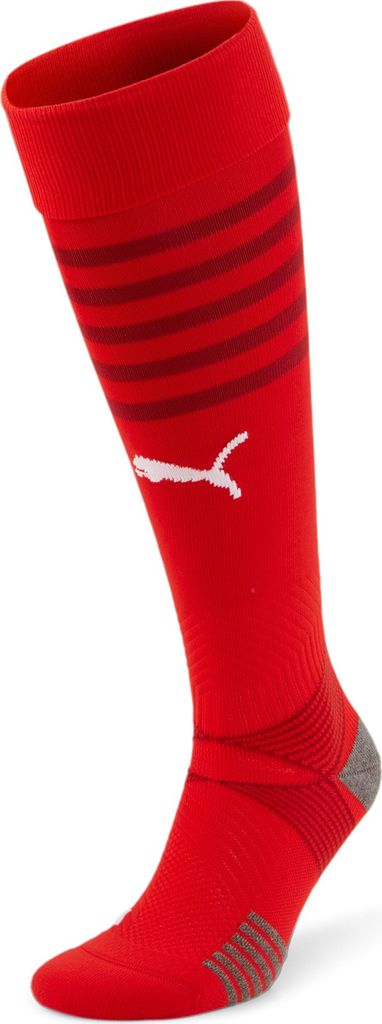 Puma teamFINAL Stutzen Erwachsene Kinder rot Gr 2 (35-38)
