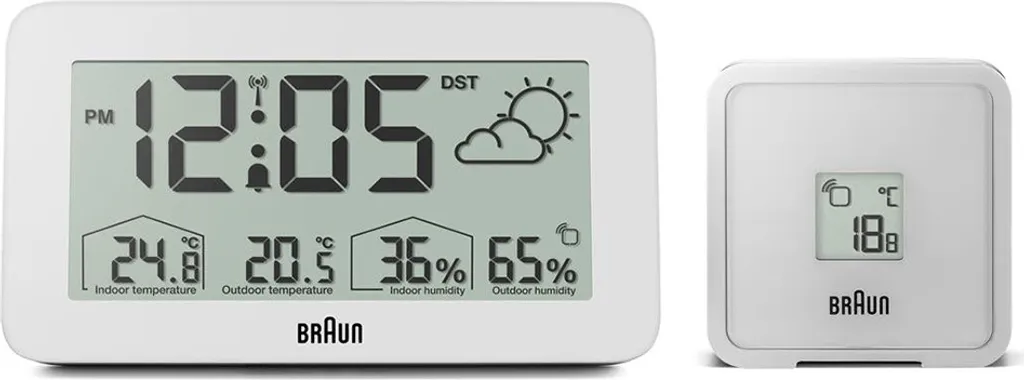 Réveil de Voyage Braun BC13WP-DCF Compact et Précis pour Déplacements