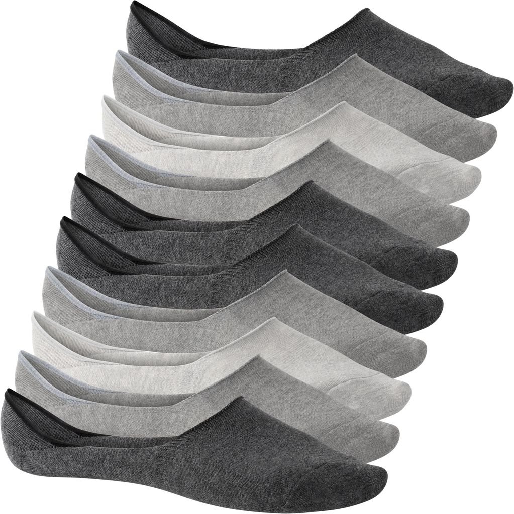 Footstar 10er-Pack unsichtbare Socken für Damen und Herren Produktbild 
