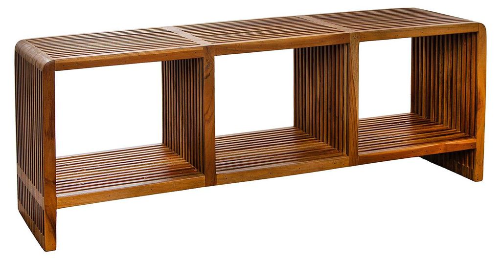 Lowboard CALI - naturfarben - Holz - Höhe 41cm x Breite 114cm