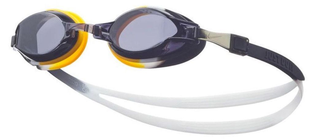 Nike - "Catus" Schwimmbrille für Kinder PP4087 (Einheitsgröße) (Schwarz/Gelb)