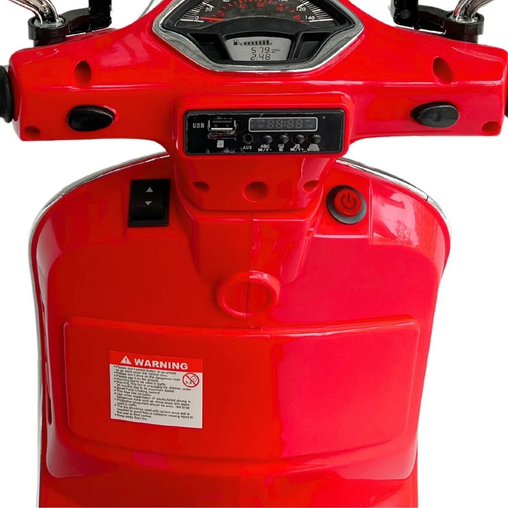 Dětská elektrická koloběžka 6V - Vespa GT - 3 až 6 let - se Obrázek produktu 2