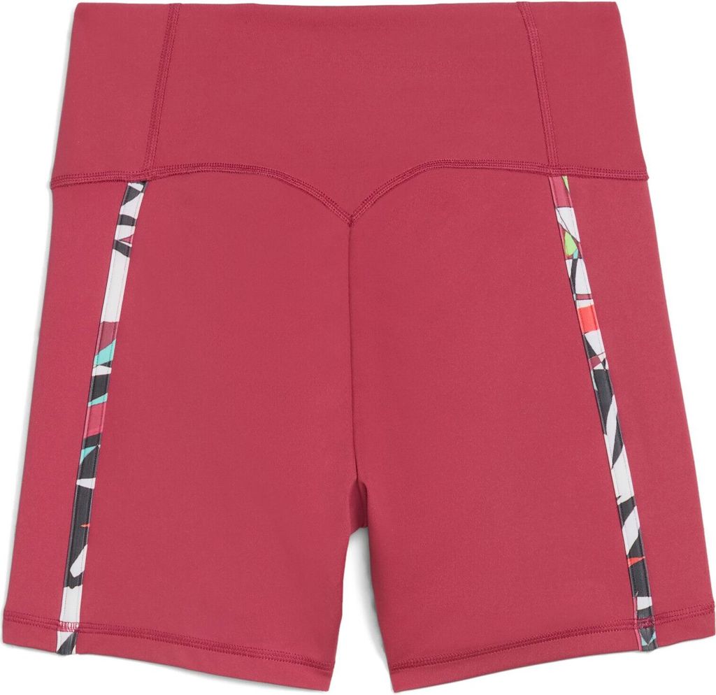 Puma TROPICAL AOP HW 5' SHORT TIGHT - rot, Größe:L