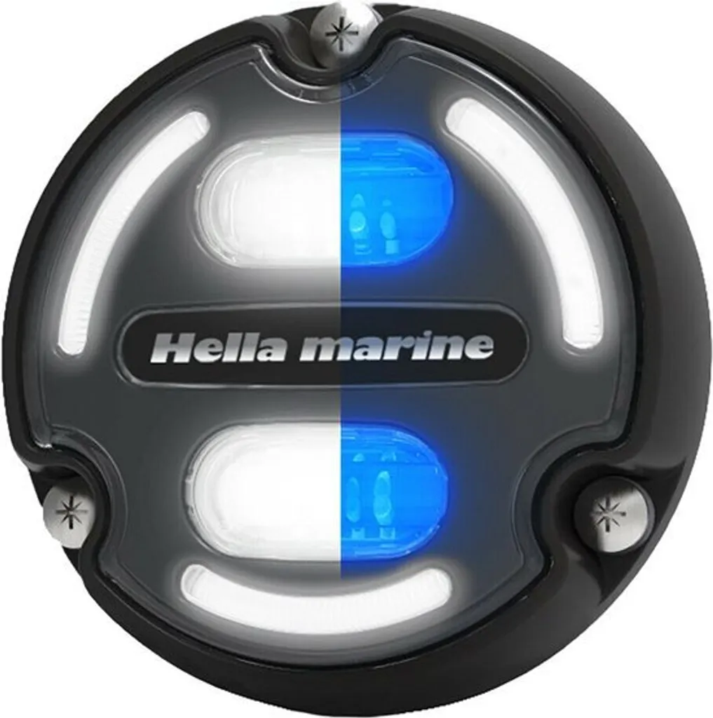 Éclairage sous-marine Hella Marine Apelo A2 bleu et blanc 3000 lm