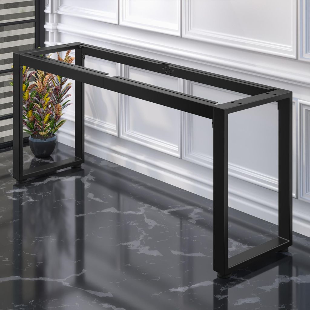 MORENA | Stehtischgestell L: B:H 183 x 70 x 105cm | 8cm | Schwarz | Gastro Stehtischgestell, Bistro Stehtischgestell, Stehtischgestell, Kufen