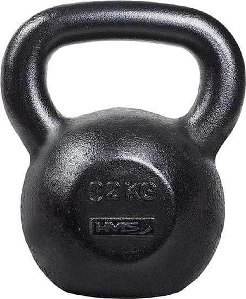 Litinový kettlebell HMS KZG32 32 kg, černý Image du produit 
