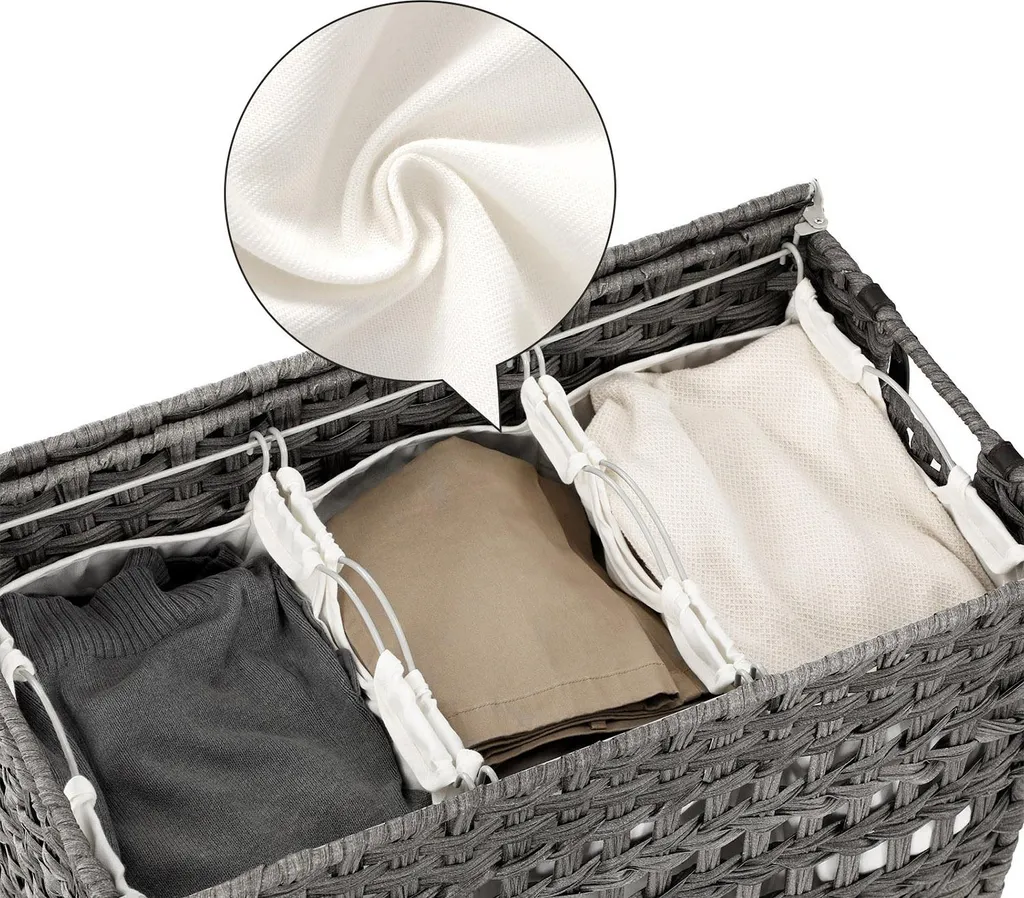 Panier à linge 3 compartiments pour trier facilement - Adieu au désordre - 5