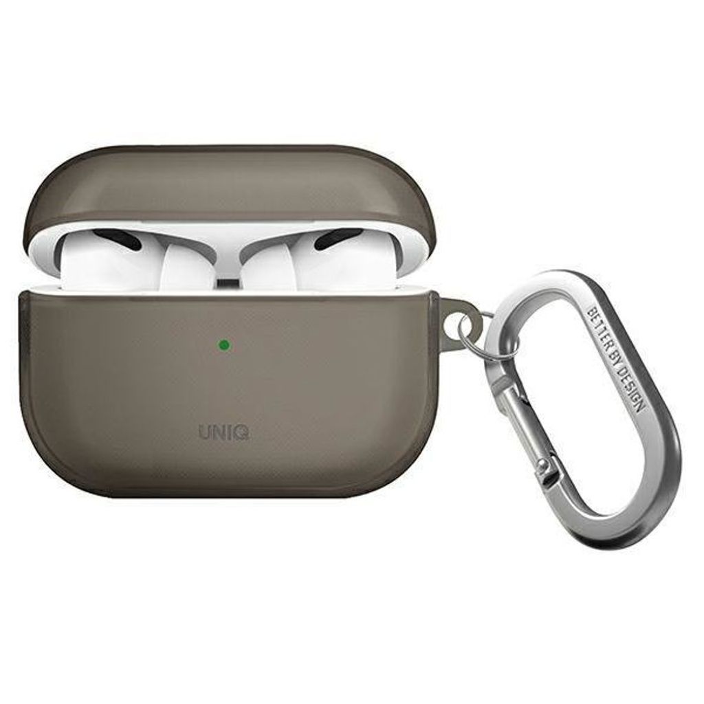 UNIQ Etui Glase AirPods Pro 2. Generation (2022/2023) Rauchfarben/glnzend