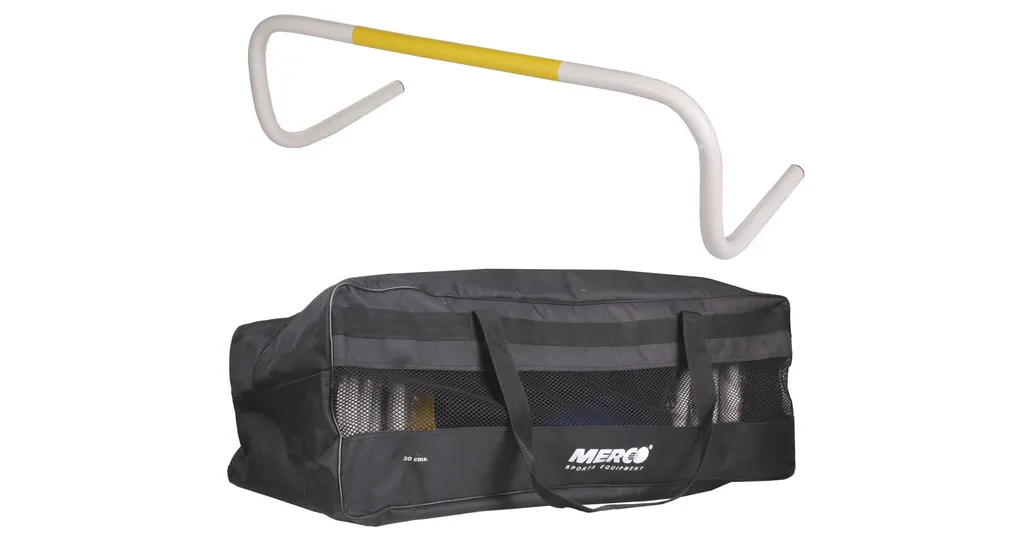 Obstacles de Sport à Retour Automatique 30 cm, Pack de 6 avec Housse