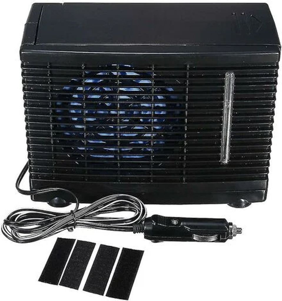 Tragbare 12-V-Auto-Klimaanlage, Mini-Kühlwasser-Verdampfer-Kühlventilator und Allume-Zigaretten-Adapter