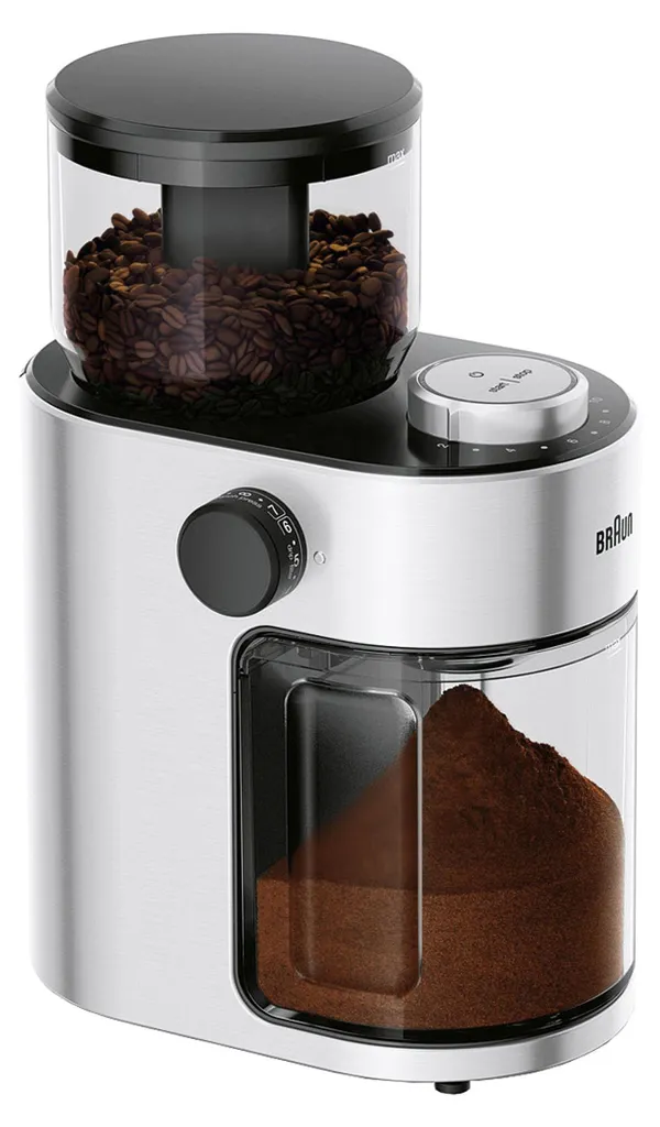 Moulin à café Braun KG7070 en inox 110W - Finesse de mouture précise