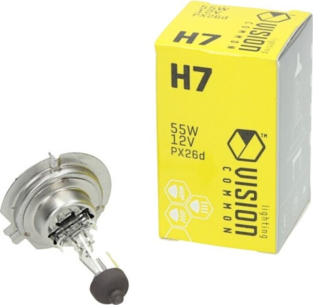VISION gemeinsame H7-Glühlampe 12V 55W PX26d, E4