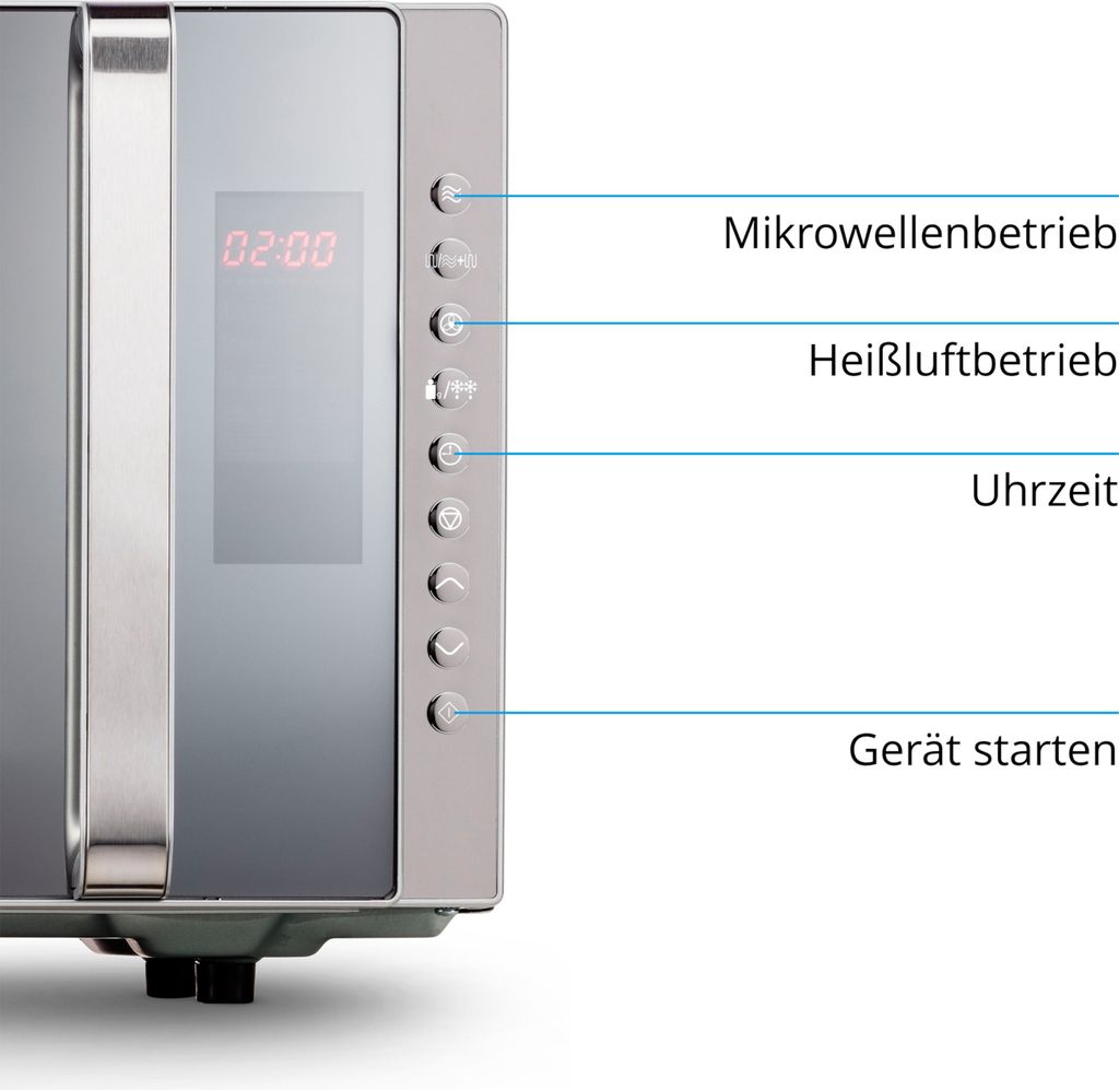 MEDION Freistehend, 3-in-1 Mikrowelle mit Grill und Produktbild 8